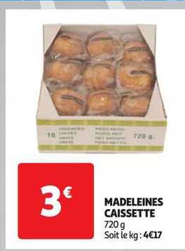 Madeleines Caissette