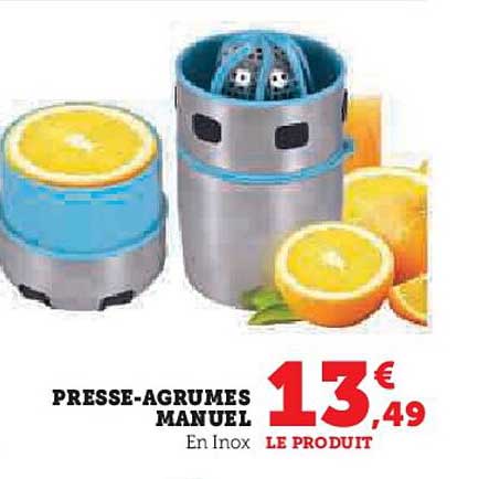 presse-agrumes manuel