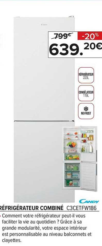 Réfrigérateur Combiné Candy