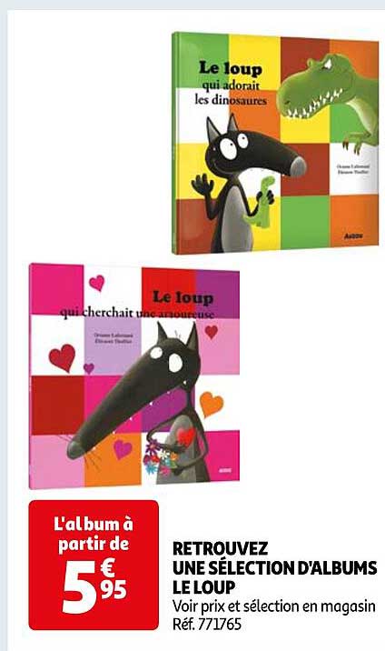 retrouvez une sélection d'albums le loup