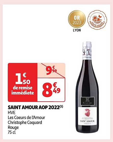 saint amour aop 2022 hve les cœurs de l'amour