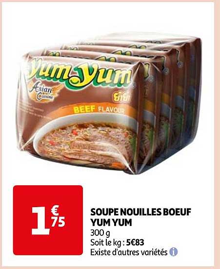 soupe nouilles boeuf yum yum