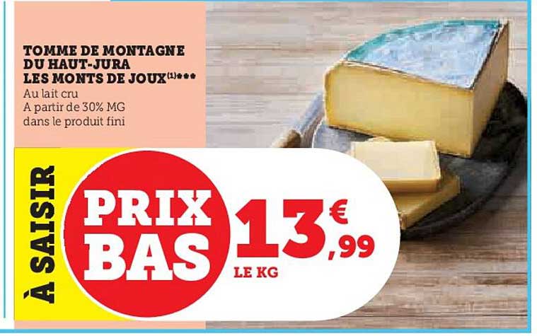 tomme de montagne du haut-jura les monts de joux