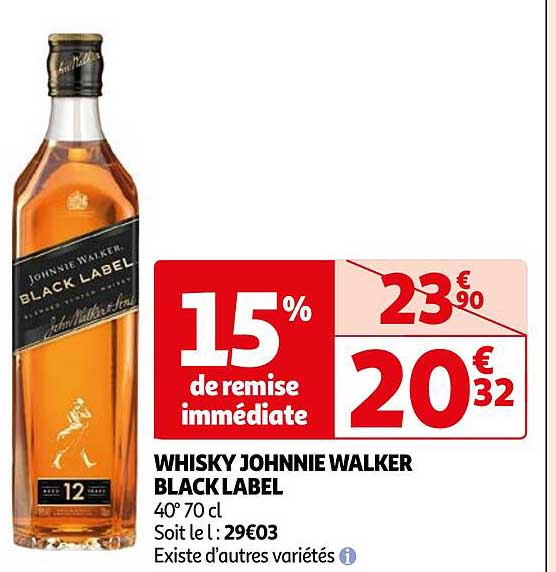 whisky johnnie walker black label
