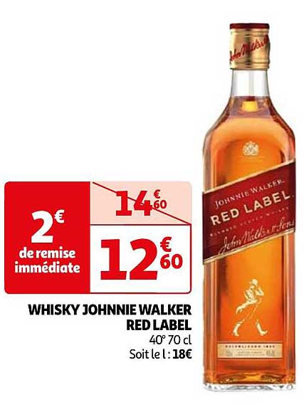 Whisky Johnnie Walker Red Label