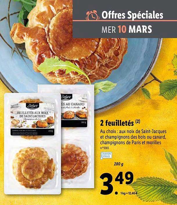 2 Feuilletés Deluxe