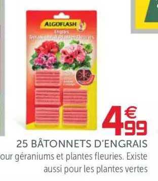 25 bâtonnets d'engrais