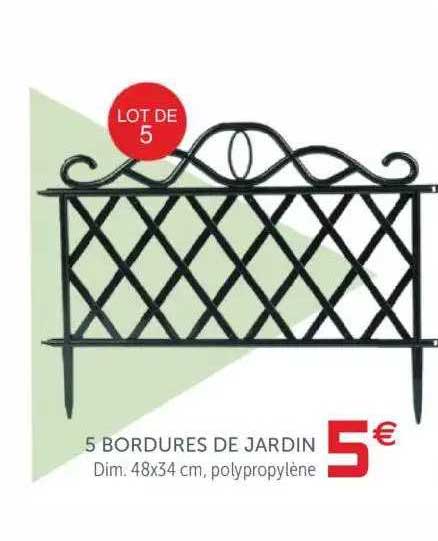 5 bordures de jardin