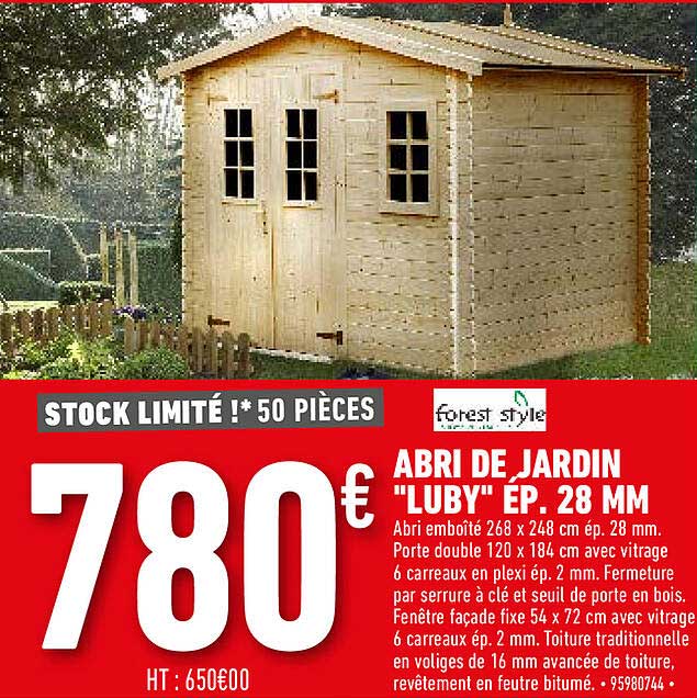 Abri De Jardin "luby" Forest Style