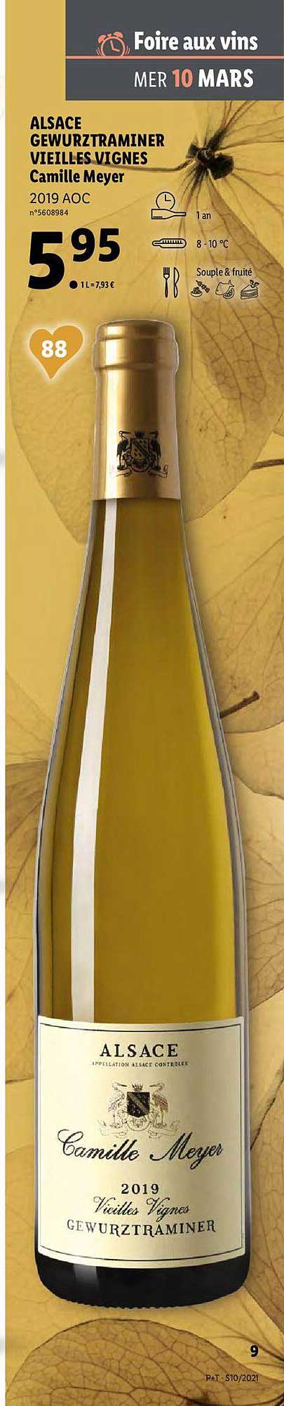 alsace gewurztraminer vieille vignes camille meyer