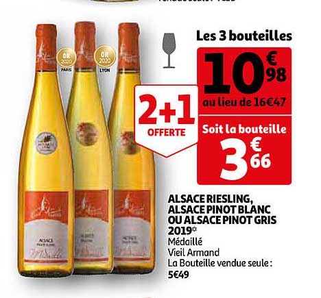 alsace riesling, alsace pinot blanc ou alsace pinot gris 2019