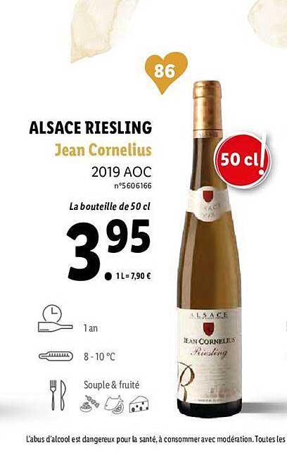 alsace riesling jean cornelius 2019 aoc