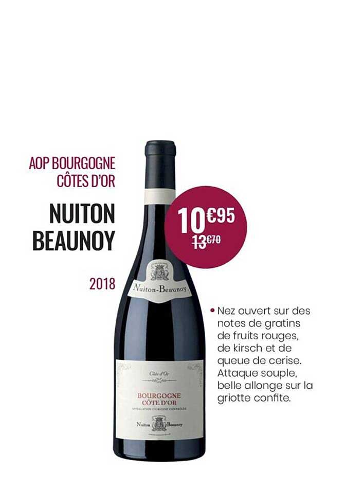 aop bourgogne côtes d'or nuiton beaunoy