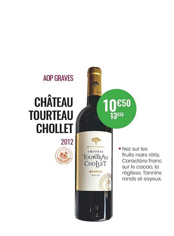 aop graves - château tourteau chollet 2012
