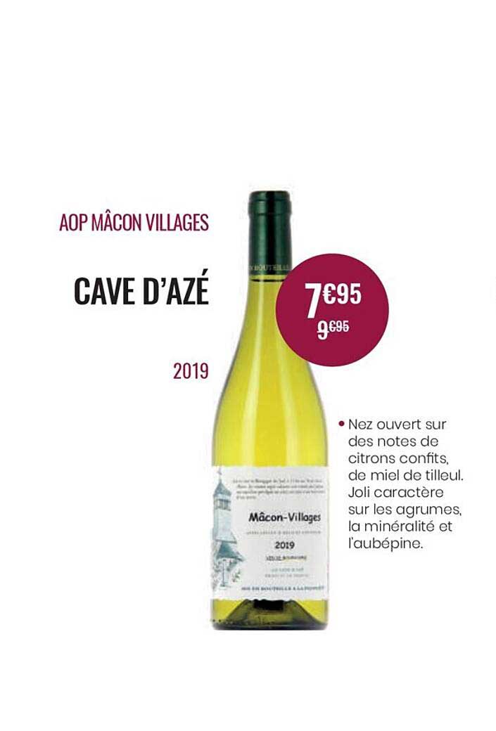 aop mâcon villages cave d'azé