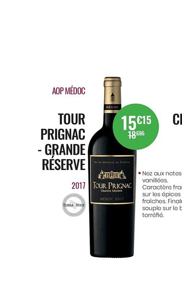 aop médoc tour prignac - grande réserve