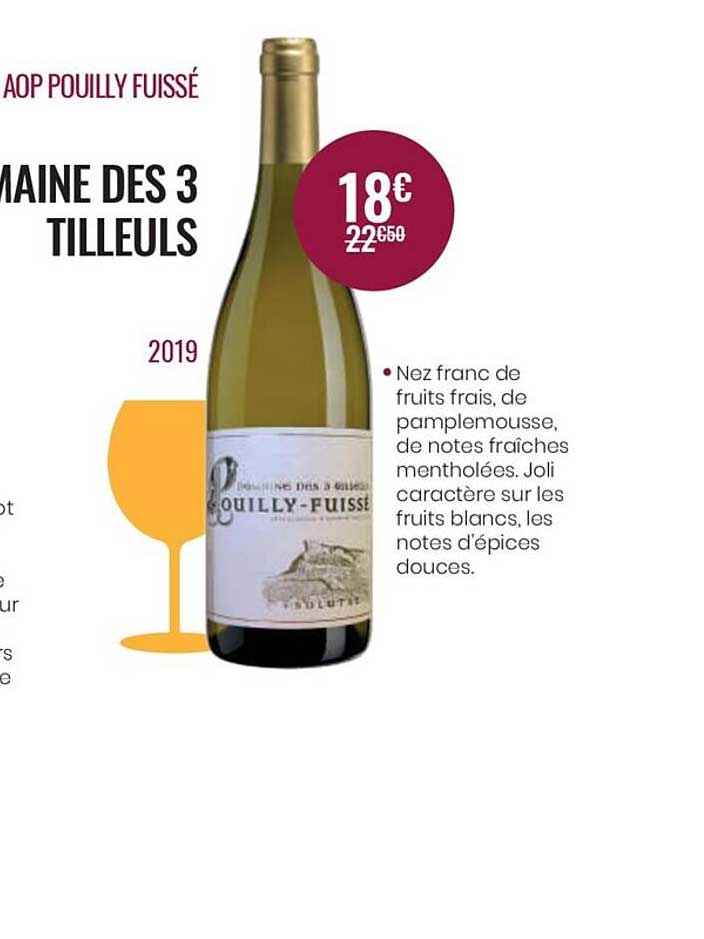 aop pouilly fuissé domaine des 3 tilleuls