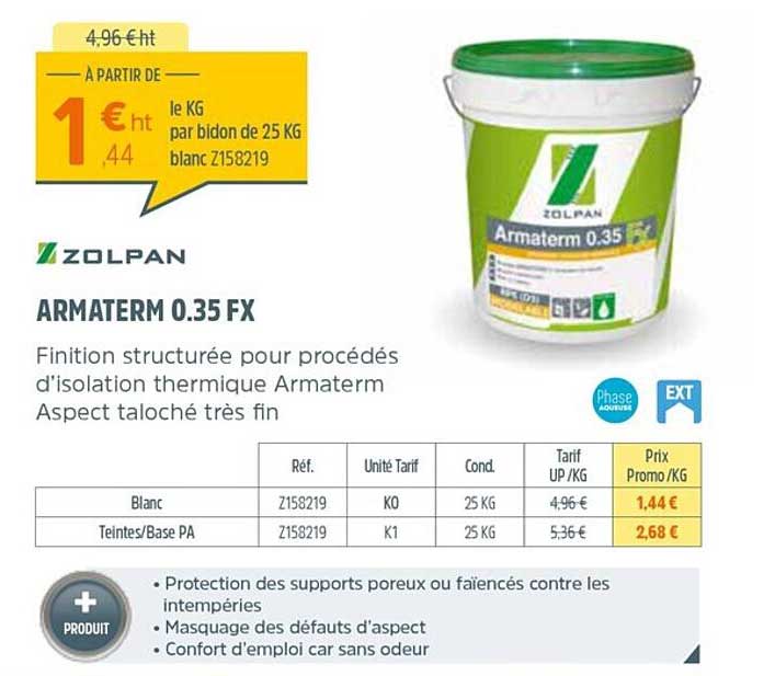 armaterm 0.35 fx zolpan