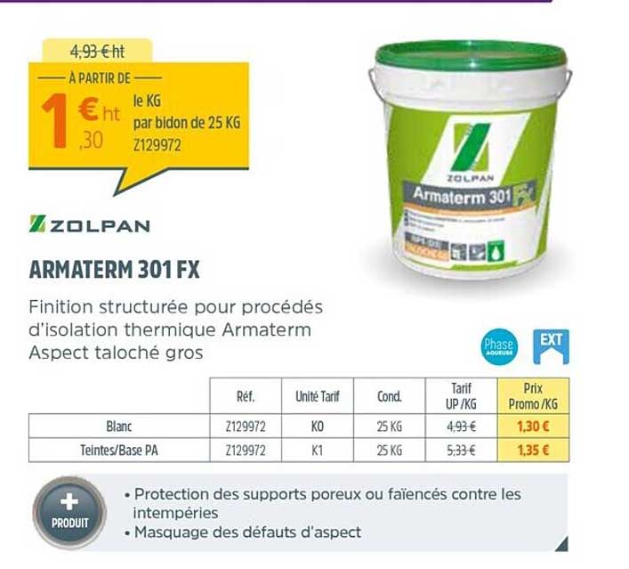 armaterm 301 fx zolpan