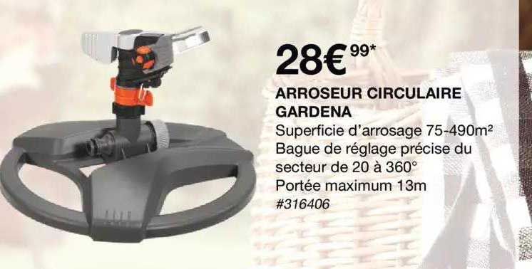 Arroseur Circulaire Gardena