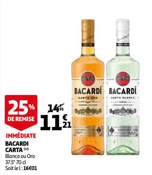 bacardi carta