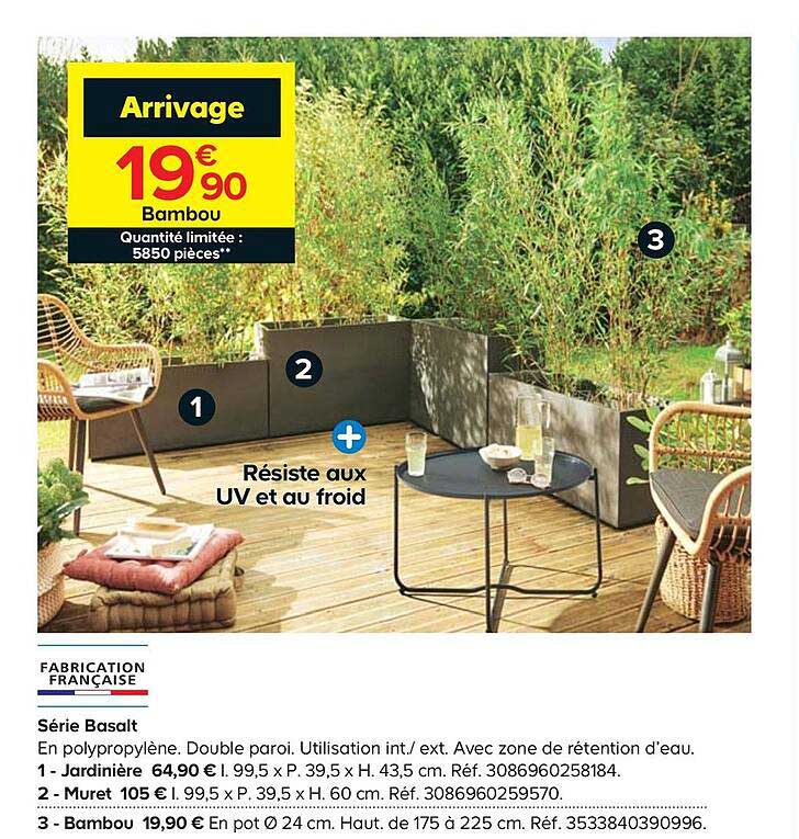 Bambou Série Basalt