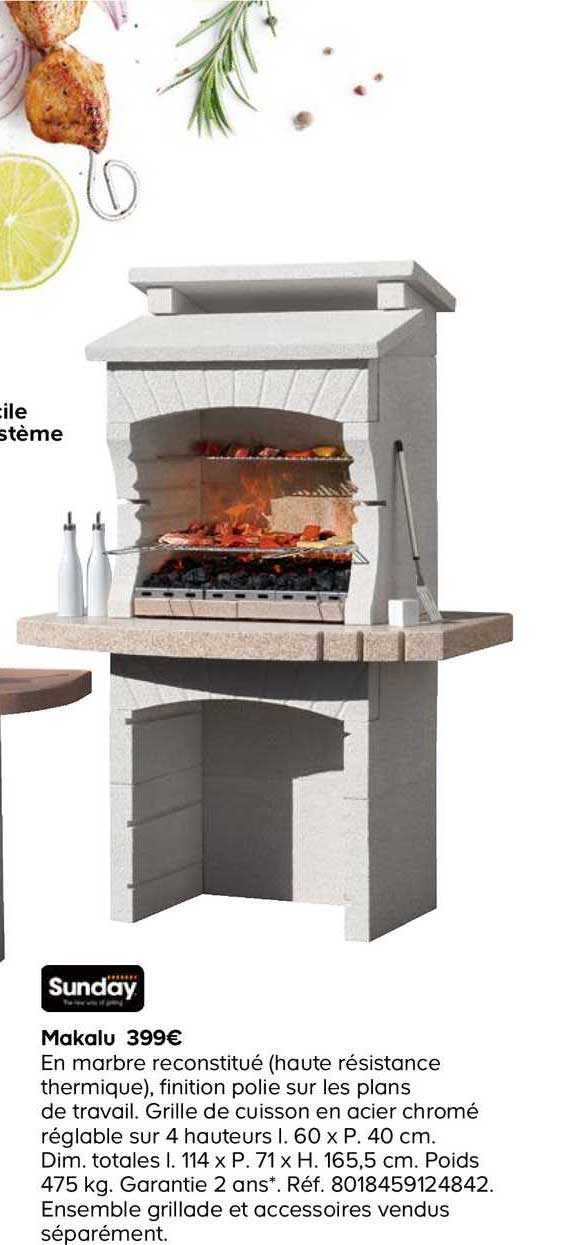 Barbecue Fixe Makalu Sunday