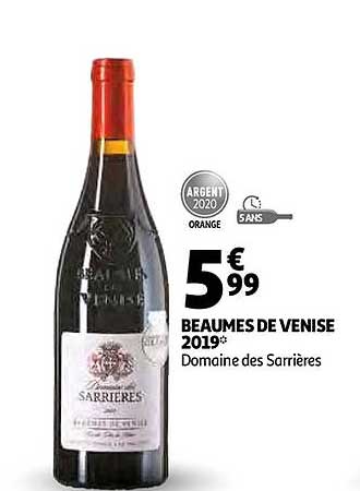 beaumes de venise 2019 domaine des sarrières