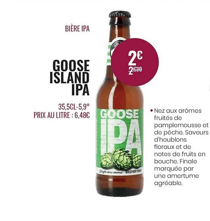 bière ipa goose island ipa