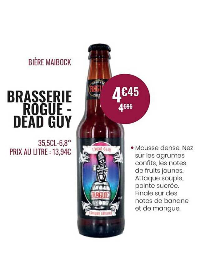bière maibock brasserie rogue - dead guy