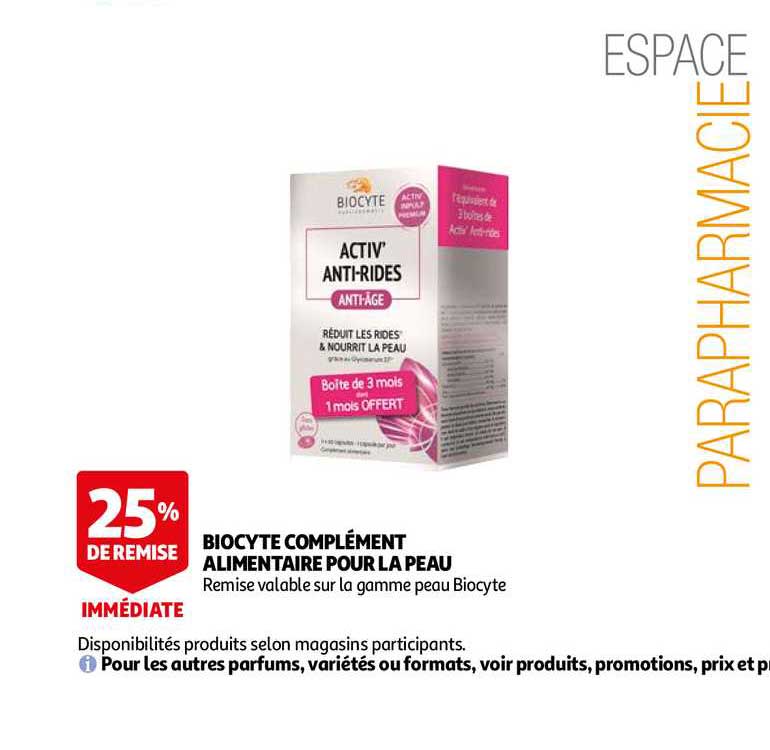 biocyte complément alimentaire pour la peau