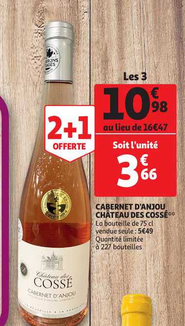 cabernet d'anjou château des cossé