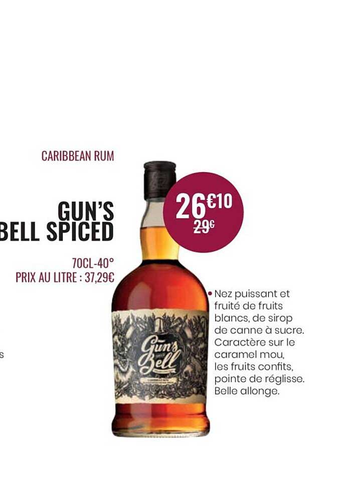 caribbean rum gun's bell spiced