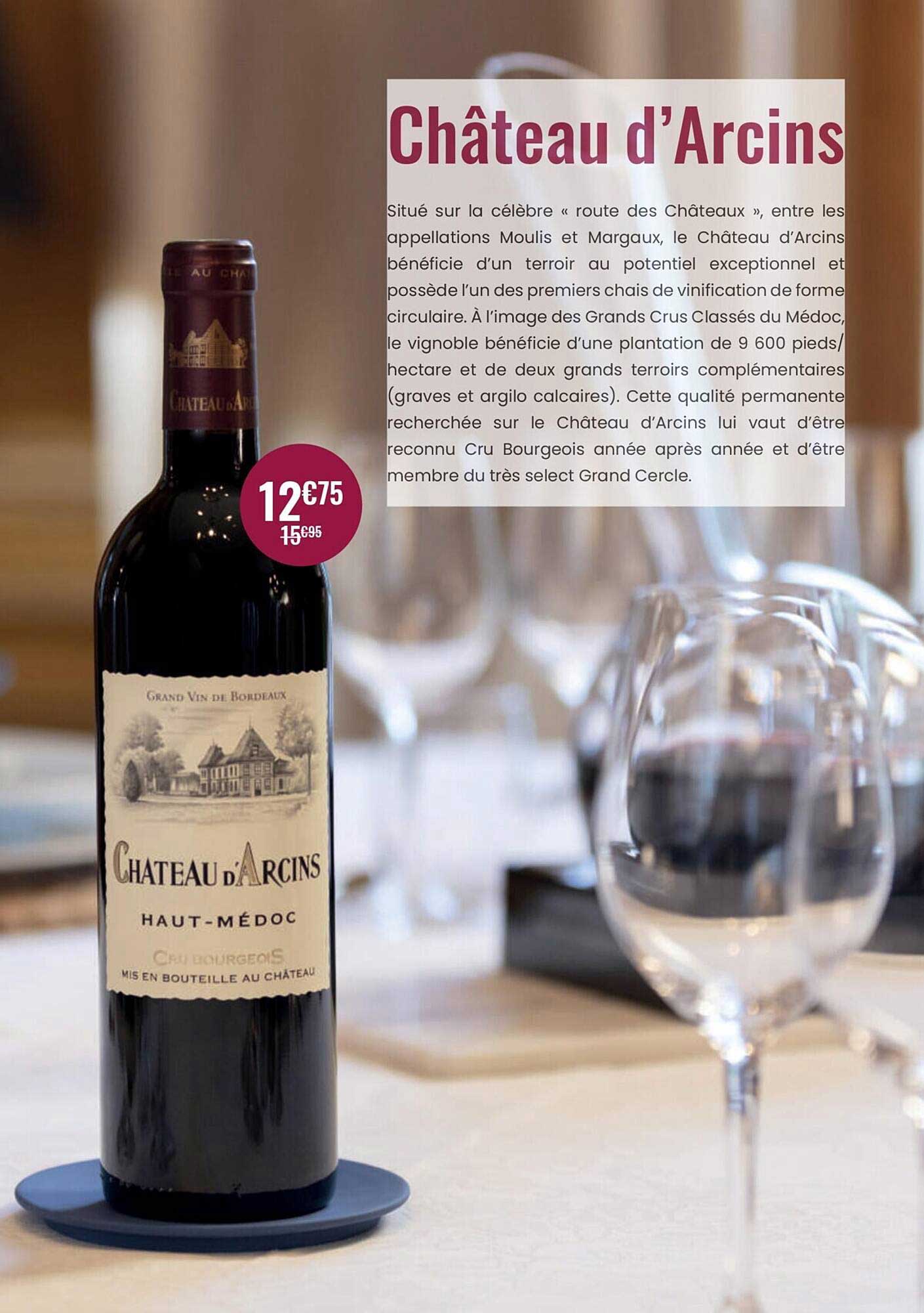 château d'arcins - haut-médoc