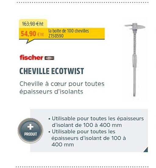 cheville ecotwist fischer