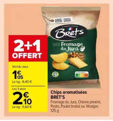 Chips Aromatisées Bret's