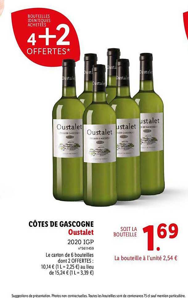Côtes De Gascogne Oustalet