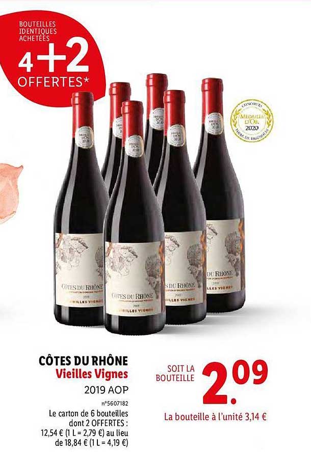 côtes du rhône vieilles vignes 2019 aop
