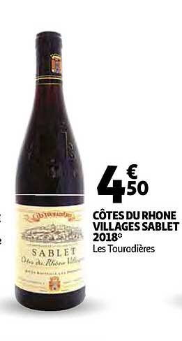 Côtes Du Rhone Villages Sablet 2018 Les Touradières