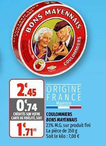 coulommiers bons mayennais