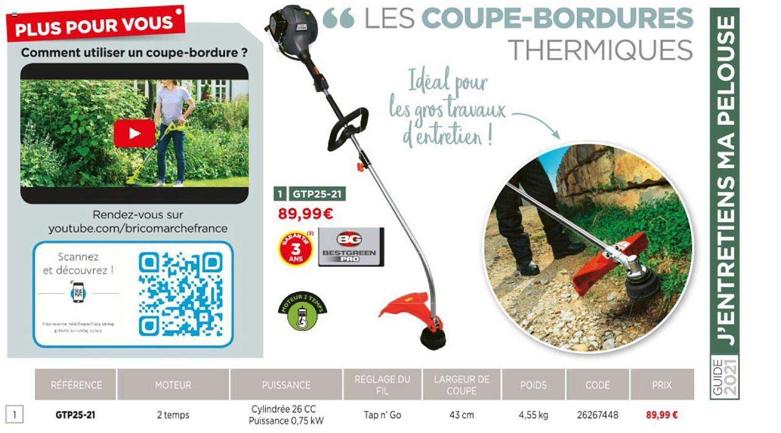 coupe-bordure gtp25-21 bestgreen