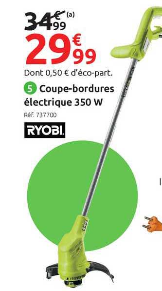 coupe-bordures électrique 350 w ryobi