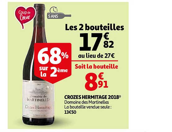 crozes hermitage 2018 domaine des martinelles