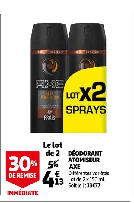 Déodorant Atomiseur Axe