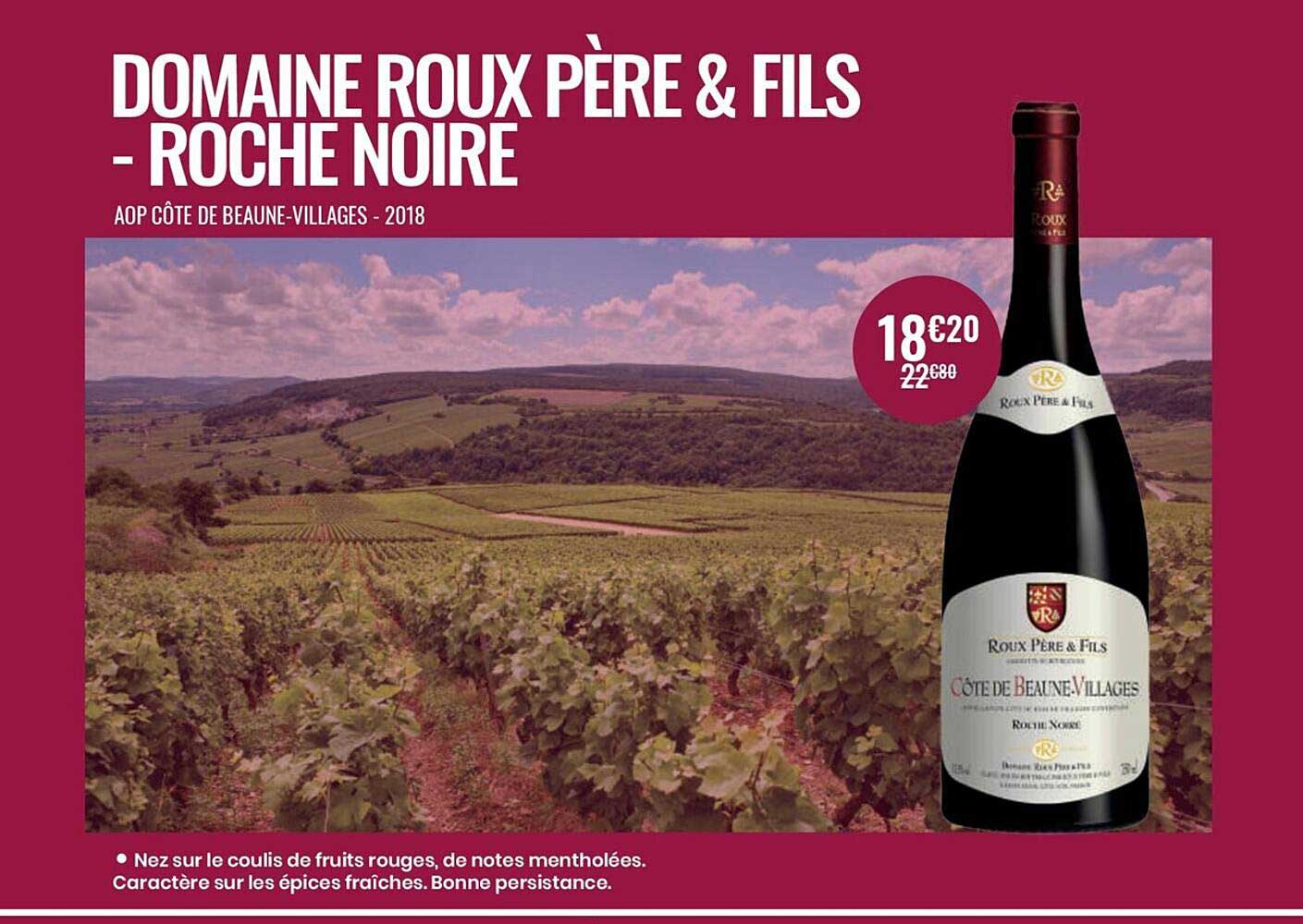 domaine roux père & fils - roche noire