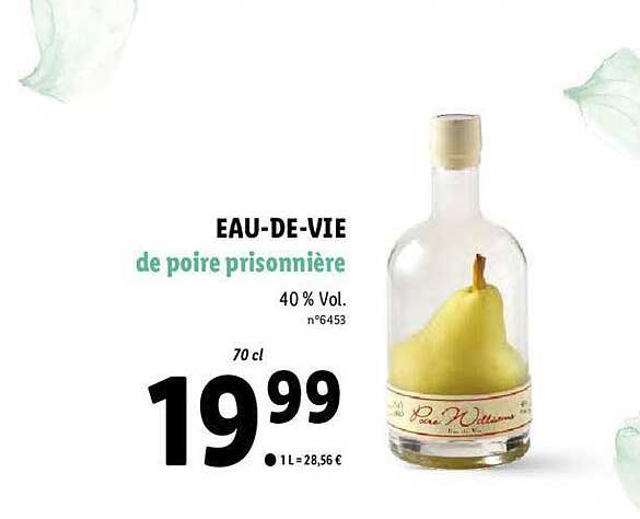 Eau-de-vie De Poire Prisonnière