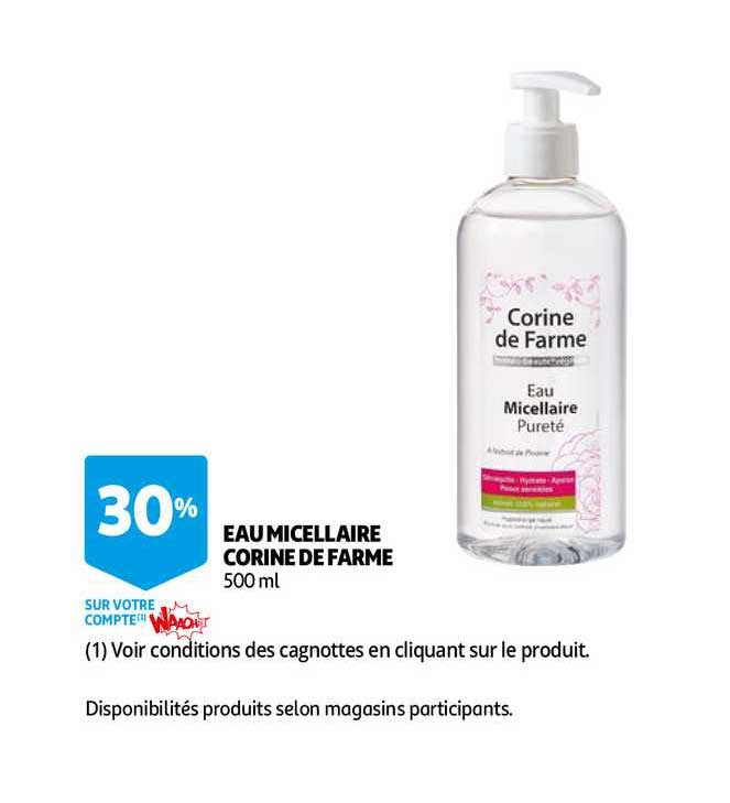 eau micellaire corine de farme