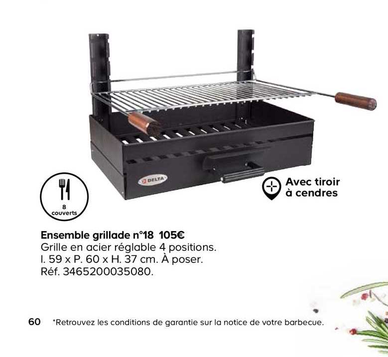 Ensemble Grillade N°18 Delta