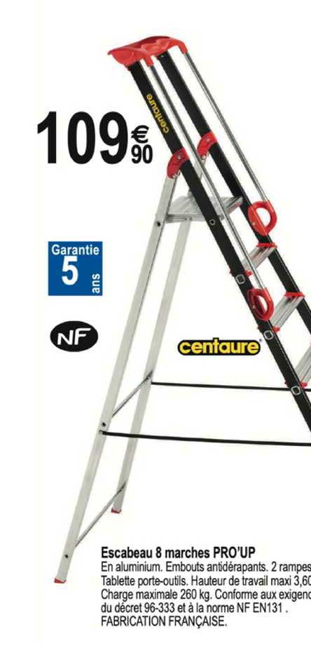 Escabeau 8 Marches Pro'up