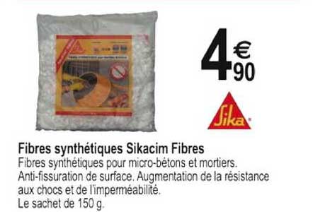 fibres synthétiques sikacim fibres sika